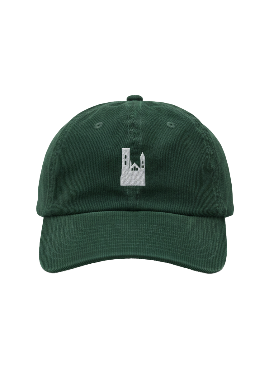 Domkirke Cap - Fløjl (Mørk Oliven)